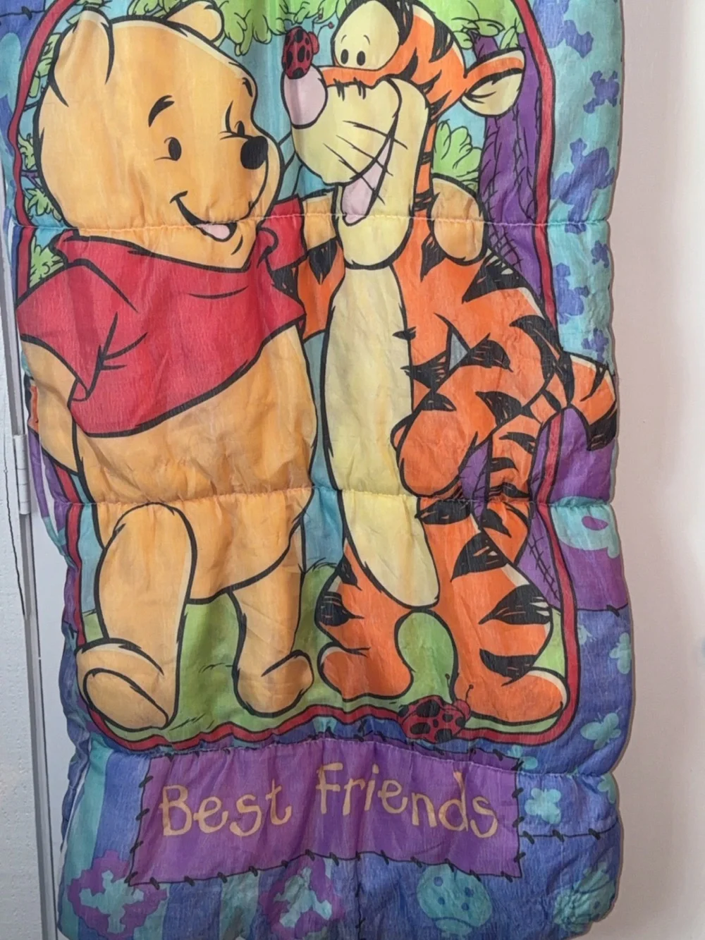 Vintage Winnie the Pooh kids sleeping bag